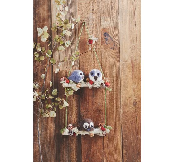 Igła do filcowania z drewnianym uchwytem, 9-igłowa