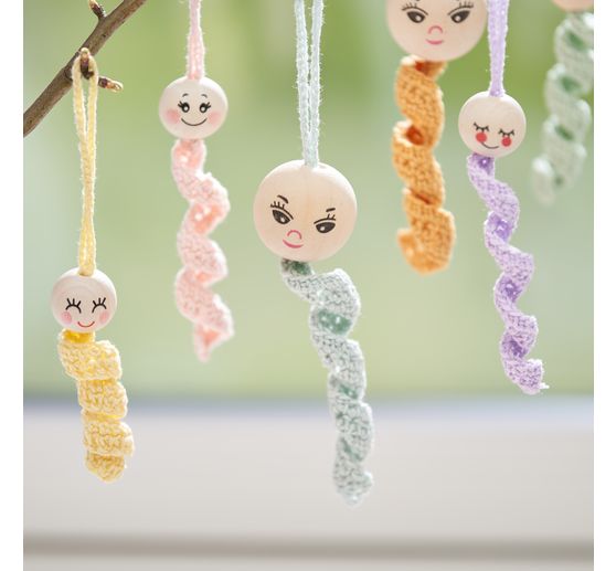 VBS Wooden heads "Nature", Ø 30 mm, 25 pieces