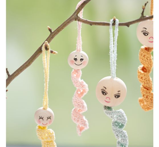 VBS Wooden heads "Nature", Ø 30 mm, 25 pieces