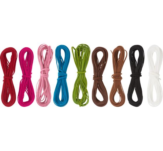 Taśma z imitacji skóry, 3 mm x 5 m