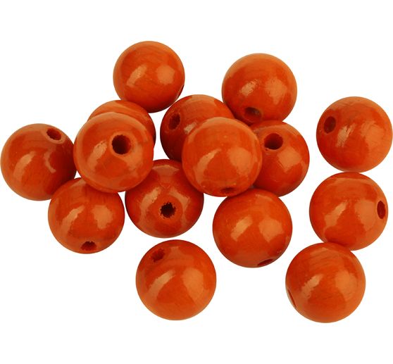 Drewniane koraliki, Ø 4 mm, ok. 165 sztuk