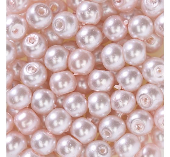 Szklane koraliki woskowe, Ø 4 mm, 100 sztuk