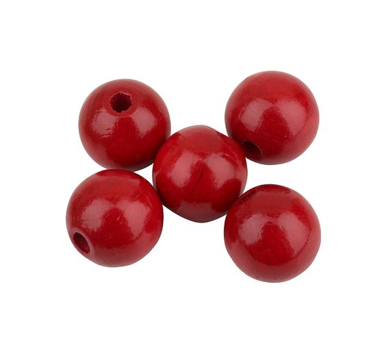 Drewniane koraliki, Ø 15 mm