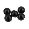 Koraliki drewniane, Ø 6 mm, ok. 125 sztuk Czarny
