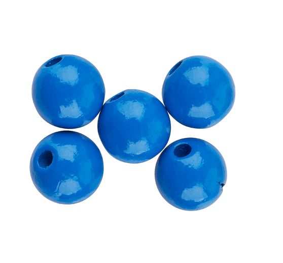 Drewniane koraliki, Ø 10 mm, ok. 50 sztuk