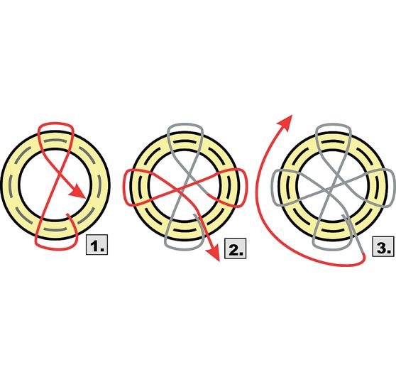 VBS Knitting dolly, 6-mesh