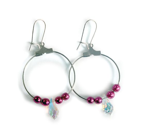 Szklane koraliki woskowe, Ø 4 mm, 100 sztuk