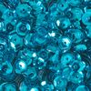 Sequins domed, metallic Turquoise-Metallic