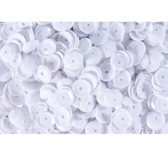 Sequins domed, metallic