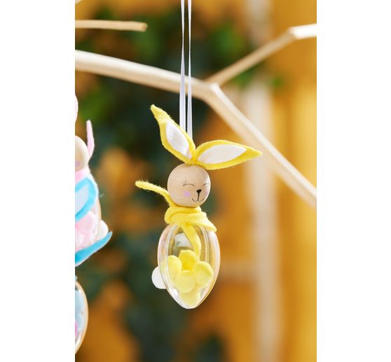 Zestaw do rękodzieła VBS jajka akrylowe króliczki