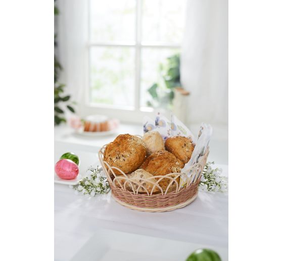 Podstawy z rattanu VBS "Round", 20 szt.