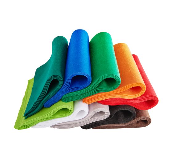 Filc do rękodzieła VBS "Megapack", 50 sztuk, różne kolory