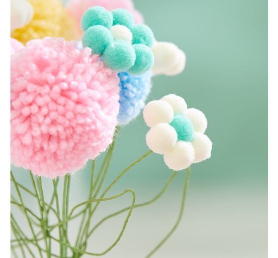 VBS Pompons, 15 mm, 60 pieces