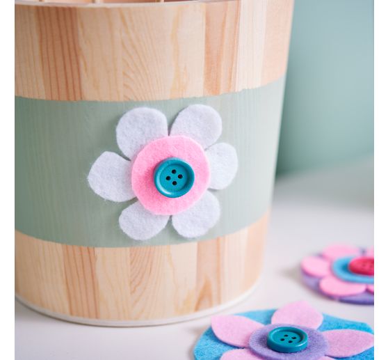 VBS Wooden buttons "Pastel mix"