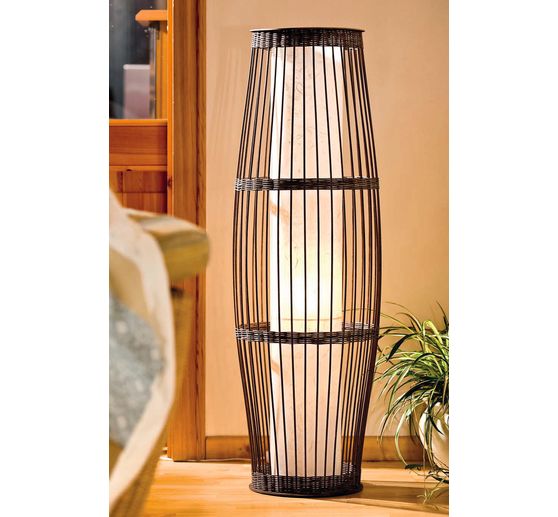 VBS Rattan naturalny, niebieska wstążka, Ø 3 mm