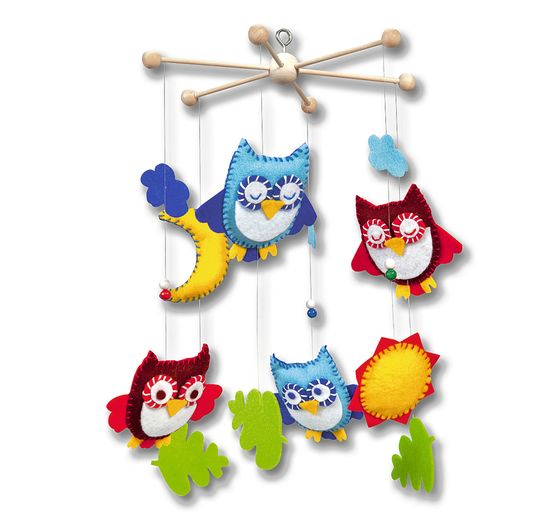 Zestaw do rękodzieła Mobilé "Sowy"
