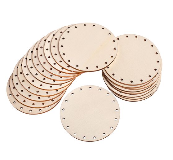 Podstawy z rattanu VBS "Round", 20 szt.