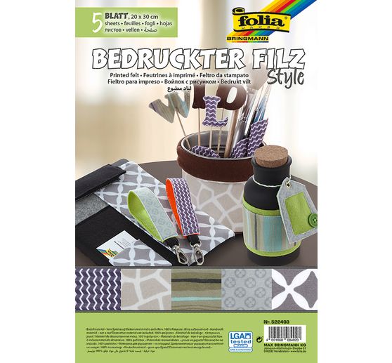 Filc z nadrukiem "Style"