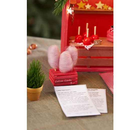 VBS Miniaturowe drewniane schody owocowe, 2 szt.