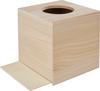 VBS Cosmetic tissue box "Square", with round opening