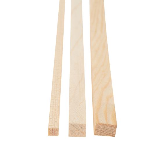 Drewniana listwa kwadratowa wykonana z drewna sosnowego