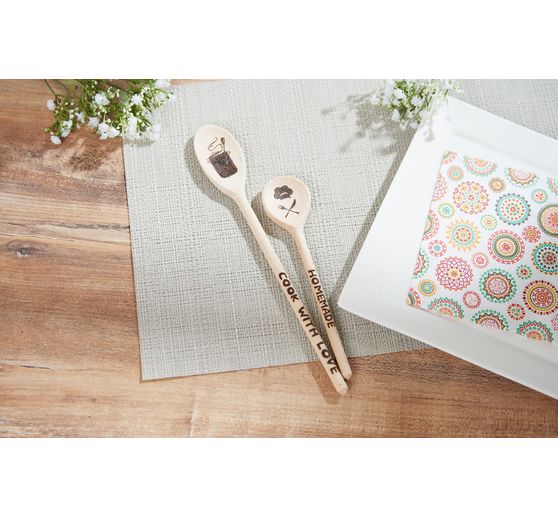 Wooden spoon, round, 20cm