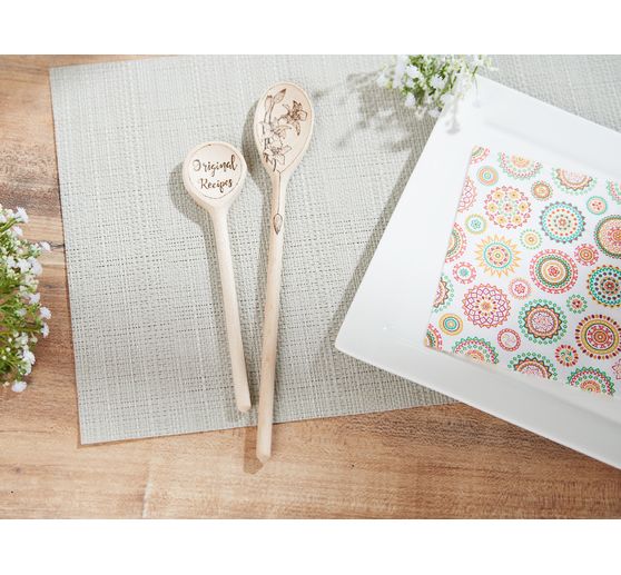 Wooden spoon, round, 20cm