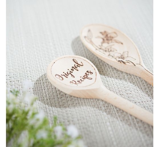 Wooden spoon, round, 20cm