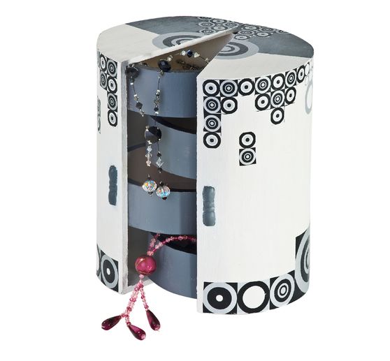 Szafka VBS z 4 przegrodami, okrągła