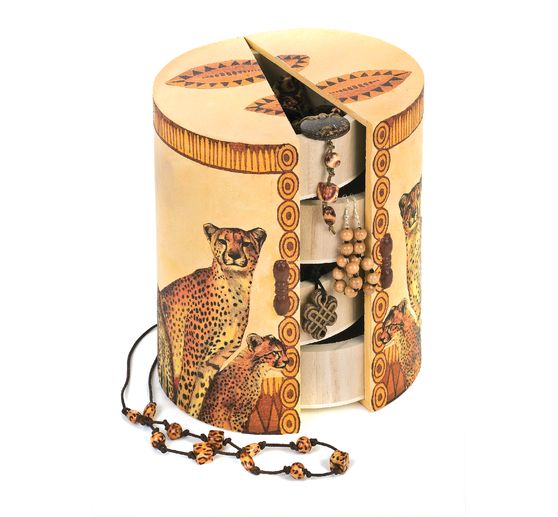 Szafka VBS z 4 przegrodami, okrągła