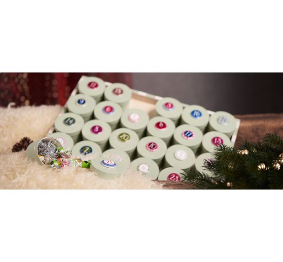 Pudełka tekturowe VBS "okrągłe" na tacy, 24 szt.