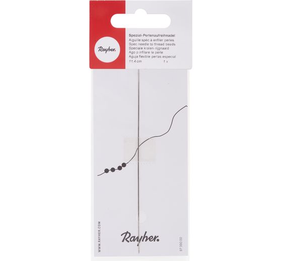 Igła do nawlekania koralików, 11,4 cm