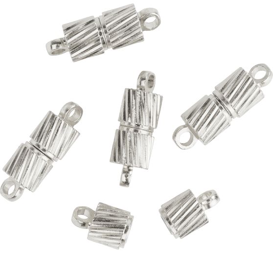 Zapięcie magnetyczne "Bow" w kolorze srebrnym