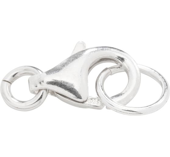 Carabine clasp, 925 sterling silverSilver