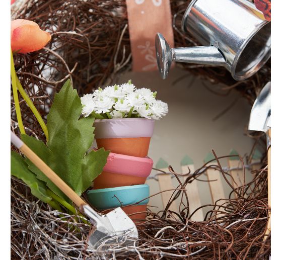 Mini gliniane wazony, zestaw 3 sztuk