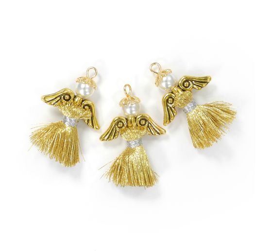 Handicraft set "Tassel angel", set of 3