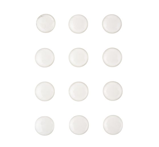 Naklejki epoksydowe "Przezroczyste", 12 sztuk