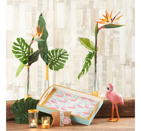 Szklane butelki VBS "Geo", zestaw 3 sztuk