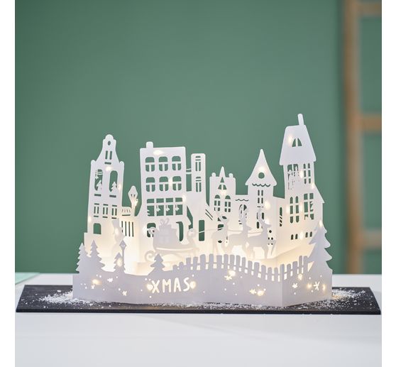 VBS Paper silhouette "Christmas village"