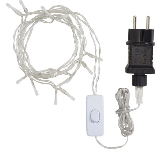 VBS LED chain of light with switch, circular circuit, 10 LEDs