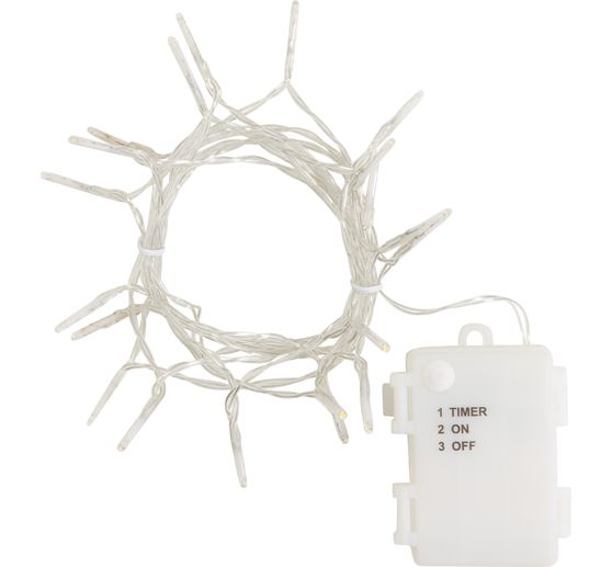 VBS Outdoor Mini LED light chain, with timer 6/18 hours