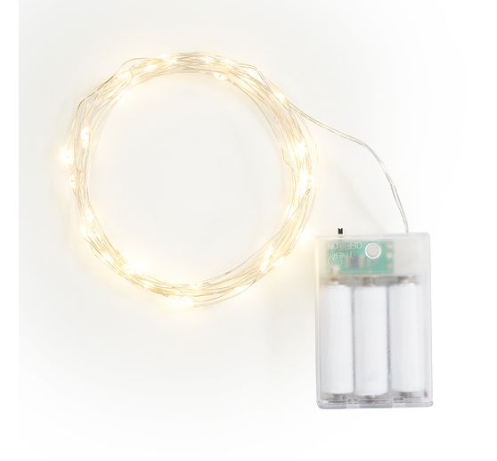 VBS Micro LED chain of lights "40 LEDs", with timer