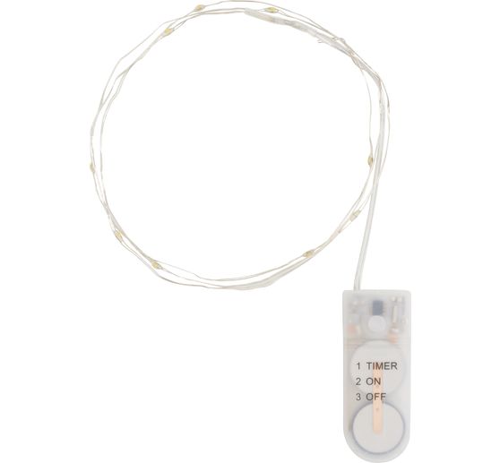 Lampki świąteczne LED VBS, z wyłącznikiem czasowym, 10 diod LED