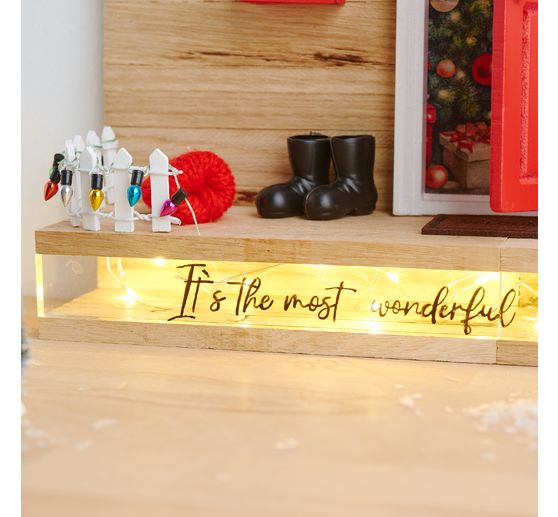 VBS Micro LED chain of lights, with timer, 20 LEDs