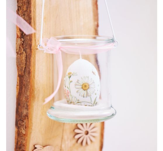 VBS Glass lantern with metal bracket