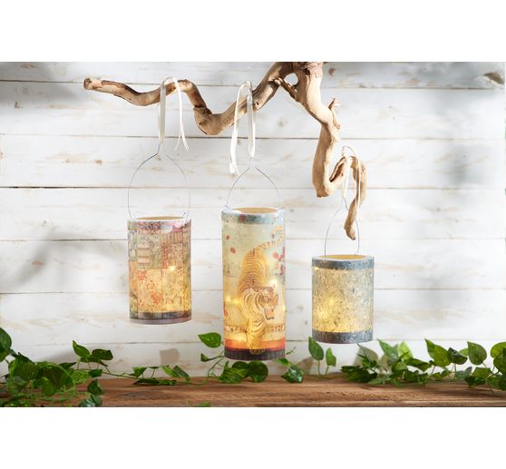 Lantern bases/lids "Small", 10 pairs