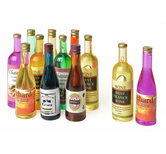 Mini butelki, 12 sztuk