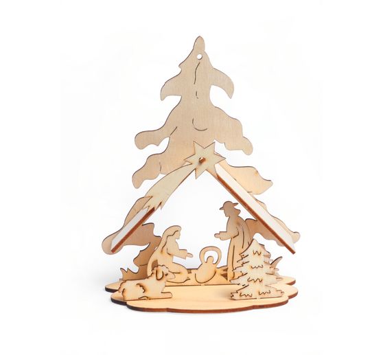 Zestaw do budowy z drewna VBS "Szopka bożonarodzeniowa"