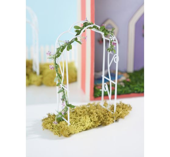 Mini łuk kratowy, biały