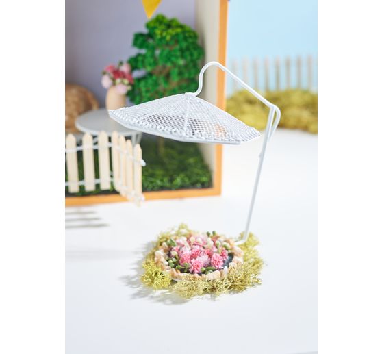 Mini parasol, biały